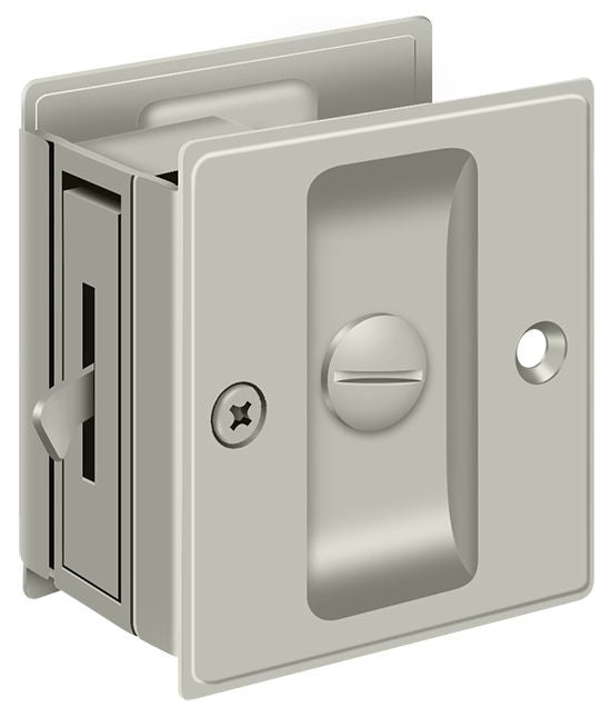 Deltana SDL25U15 Pocket Door Locks - Satin Nickel Sparrow Supply