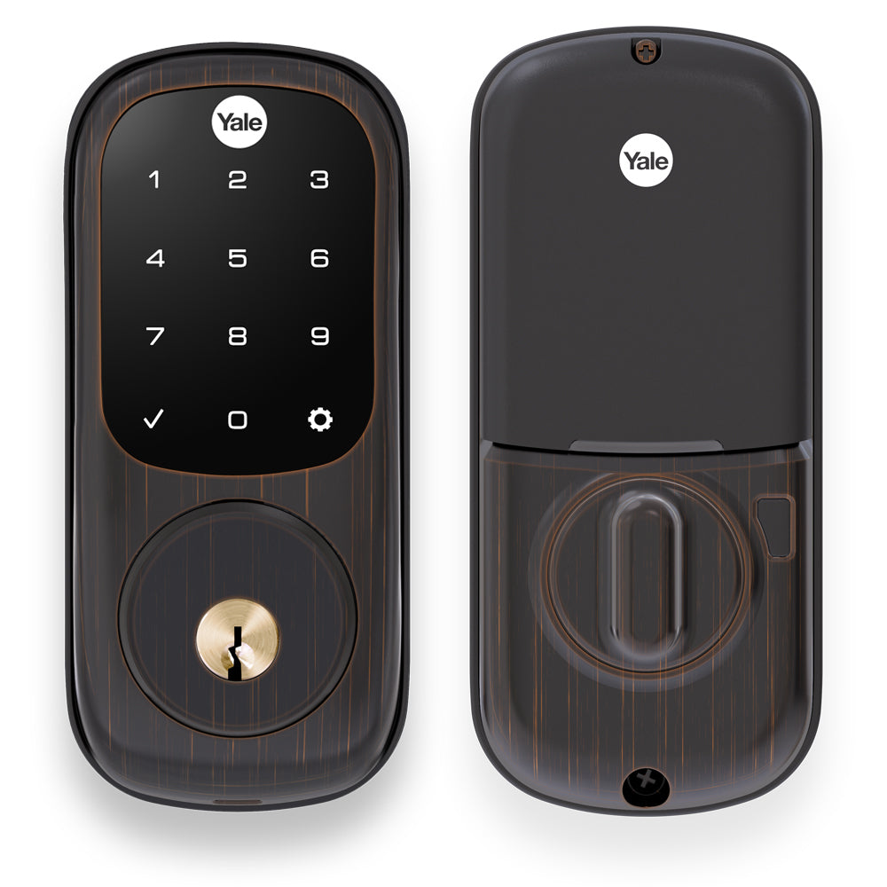 Yale Real Living YRD226ZW210BP Assure Touchscreen Deadbolt with Z-Wave US10BP Oil Rubbed Bronze Permanent Finish Sparrow Supply