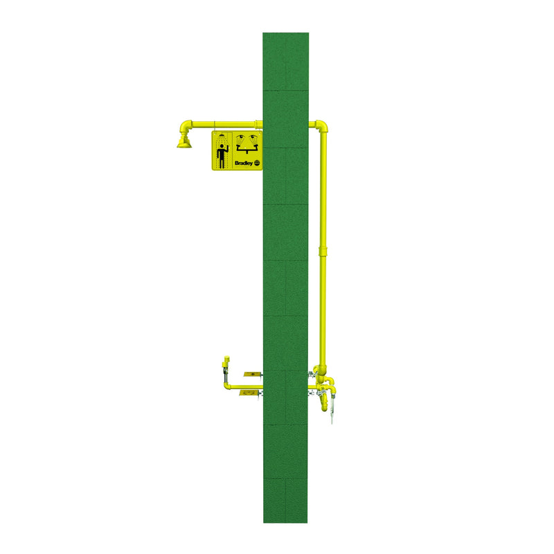 Bradley S19-310TW18 Combination Emergency Shower/Eyewash Sparrow Supply