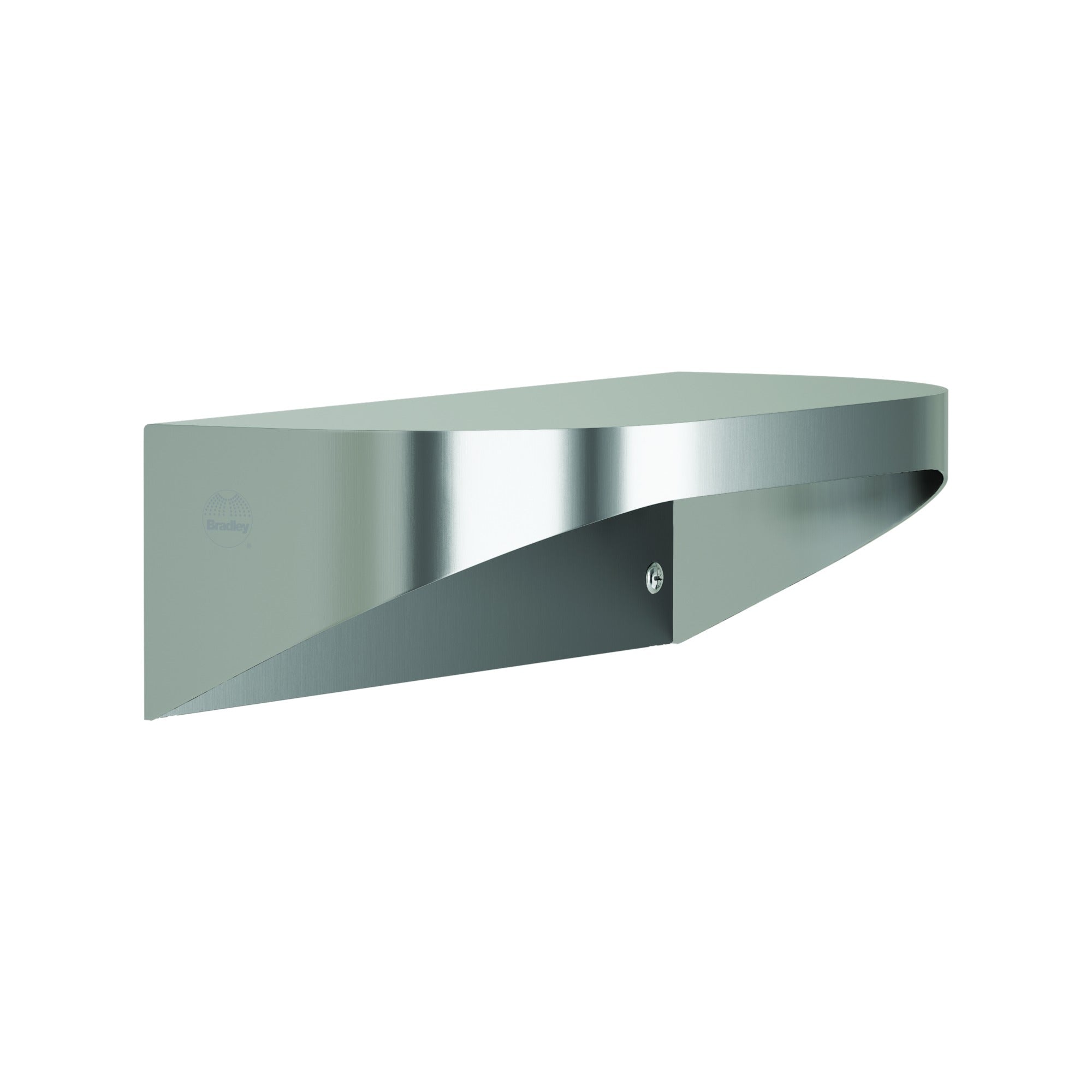 Bradley 7B2-0051200 Shelf, Stainless Satin, 20 Gauge, 5 X 12 Sparrow Supply