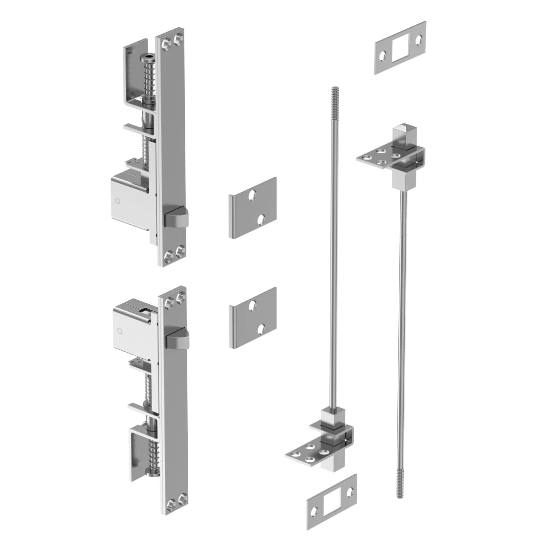 how do automatic flush bolts work