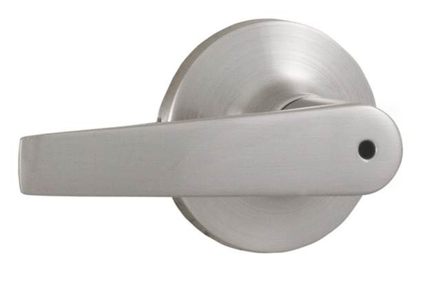 Weslock 00210WNWNFR20 Bristol Privacy Lock with Adjustable Latch and Full Lip Strike Satin Nickel Finish Sparrow Supply