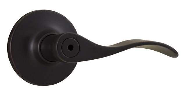 Weslock 00210X1X1FR20 New Haven Privacy Lock with Adjustable Latch and Full Lip Strike Oil Rubbed Bronze Finish Sparrow Supply
