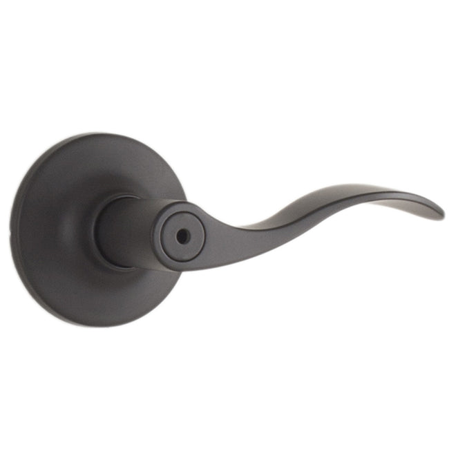 Weslock 00210X2X2FR20 New Haven Privacy Lock with Adjustable Latch and Full Lip Strike Matte Black Finish Sparrow Supply
