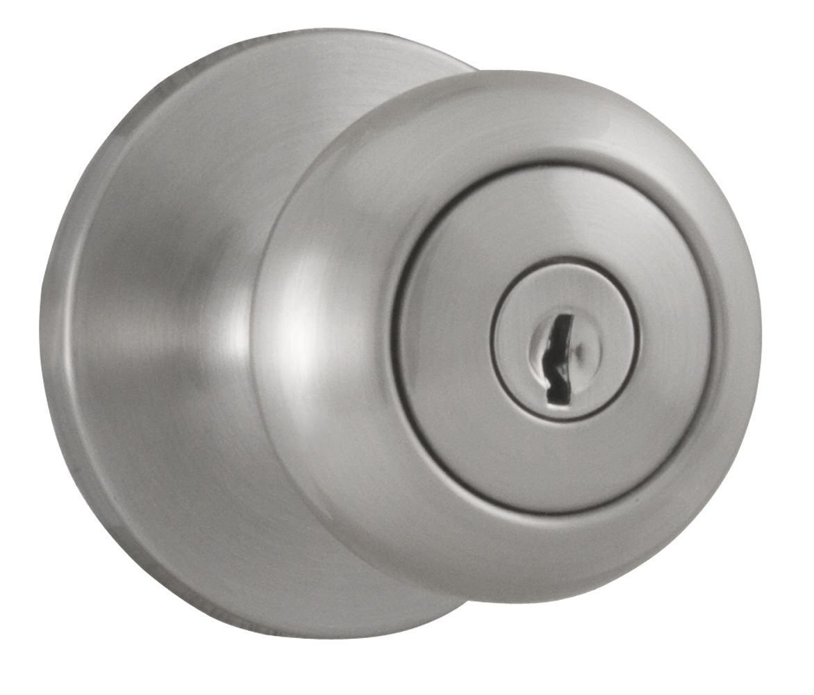 Weslock 00240SNSNFR23 Salem Entry Lock with Adjustable Latch and Full Lip Strike Satin Nickel Finish Sparrow Supply