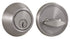 Weslock 00271-N-NFR22 Single Cylinder Deadbolt with Adjustable Latch and Deadbolt Strike Satin Nickel Finish Sparrow Supply