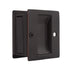 Weslock 00527X1X1 Rectangular Passage Pocket Door Lock with Adjustable Backset and Full Lip Strike Oil Rubbed Bronze Finish Sparrow Supply