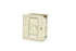 Weslock 00577XNXN Rectangular Privacy Pocket Door Lock with Adjustable Backset and Full Lip Strike Satin Nickel Finish Sparrow Supply