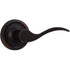 Weslock 00600U1U1SL20 Bordeau Lever Passage Lock with Adjustable Latch and Full Lip Strike Oil Rubbed Bronze Finish Sparrow Supply