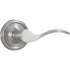 Weslock 00600UNUNSL20 Bordeau Lever Passage Lock with Adjustable Latch and Full Lip Strike Satin Nickel Finish Sparrow Supply