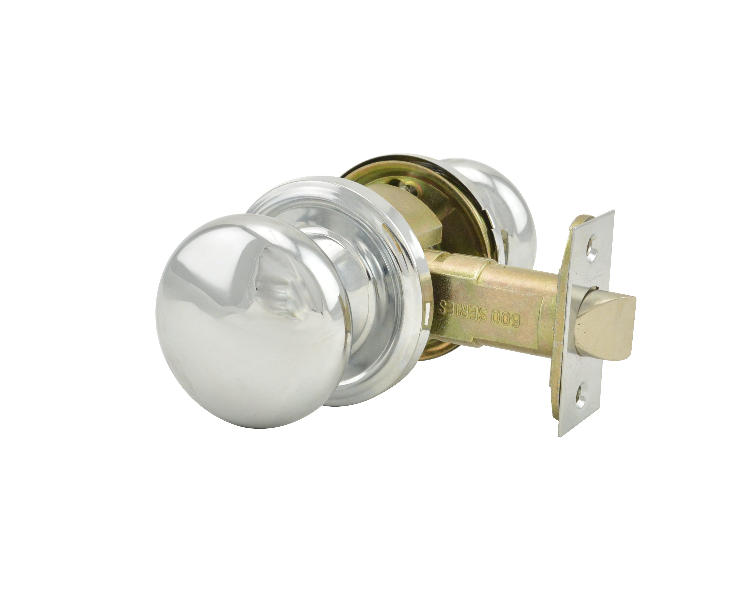 Weslock 00610I6I6SL20 Impresa Privacy Lock with Adjustable Latch and Full Lip Strike Bright Chrome Finish Sparrow Supply