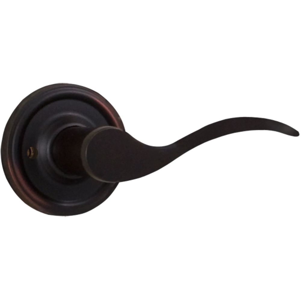 Weslock 00610U1U1SL20 Bordeau Lever Privacy Lock with Adjustable Latch and Full Lip Strike Oil Rubbed Bronze Finish Sparrow Supply