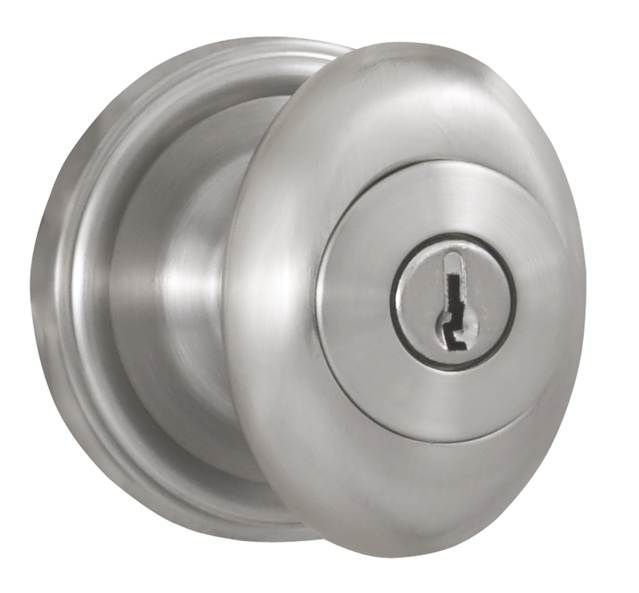 Weslock 00640JNJNSL23 Julienne Entry Lock with Adjustable Latch and Full Lip Strike Satin Nickel Finish Sparrow Supply