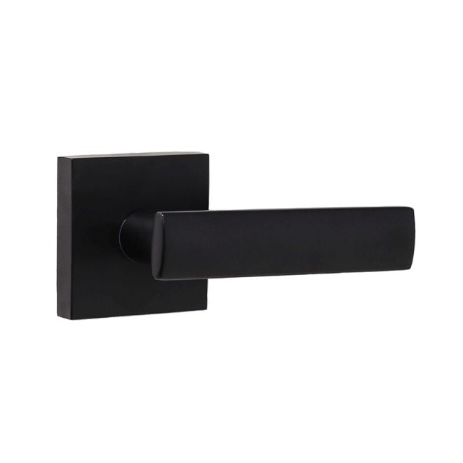 Weslock 007003232FR20 Utica Lever Passage Lock with Adjustable Latch and Full Lip Strike Matte Black Finish Sparrow Supply