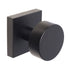 Weslock 007004242FR20 Mesa Knob Passage Lock with Adjustable Latch and Full Lip Strike Matte Black Finish Sparrow Supply