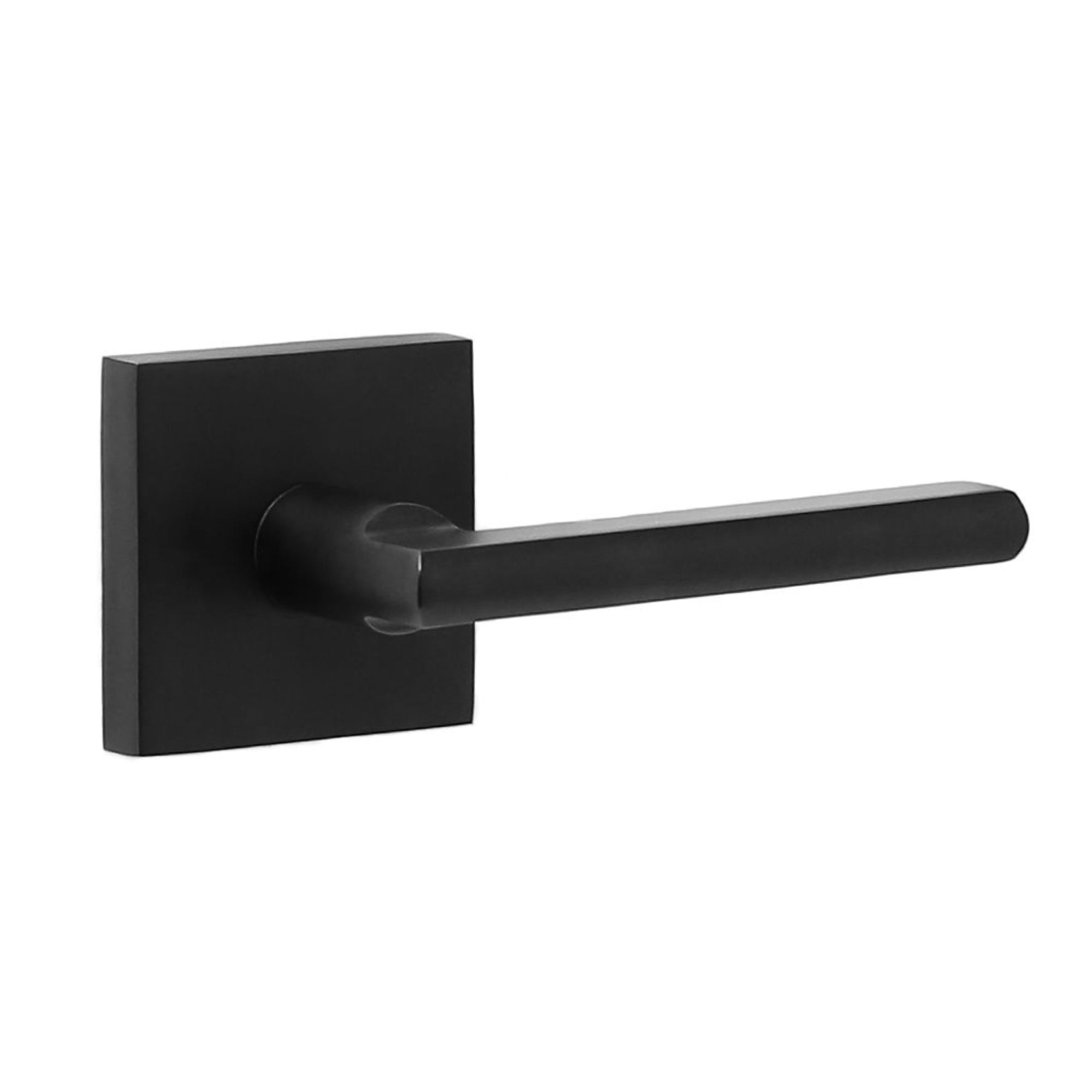 Weslock 007005252SL20 Atlas Lever Passage Lock with Adjustable Latch and Square Corner Full Lip Strike Matte Black Finish Sparrow Supply
