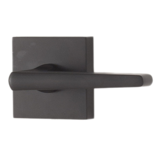 Weslock 007007272FR20 Philtower Passage Lock with Adjustable Latch and Full Lip Strike Matte Black Finish Sparrow Supply