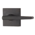 Weslock 007007272FR20 Philtower Passage Lock with Adjustable Latch and Full Lip Strike Matte Black Finish Sparrow Supply