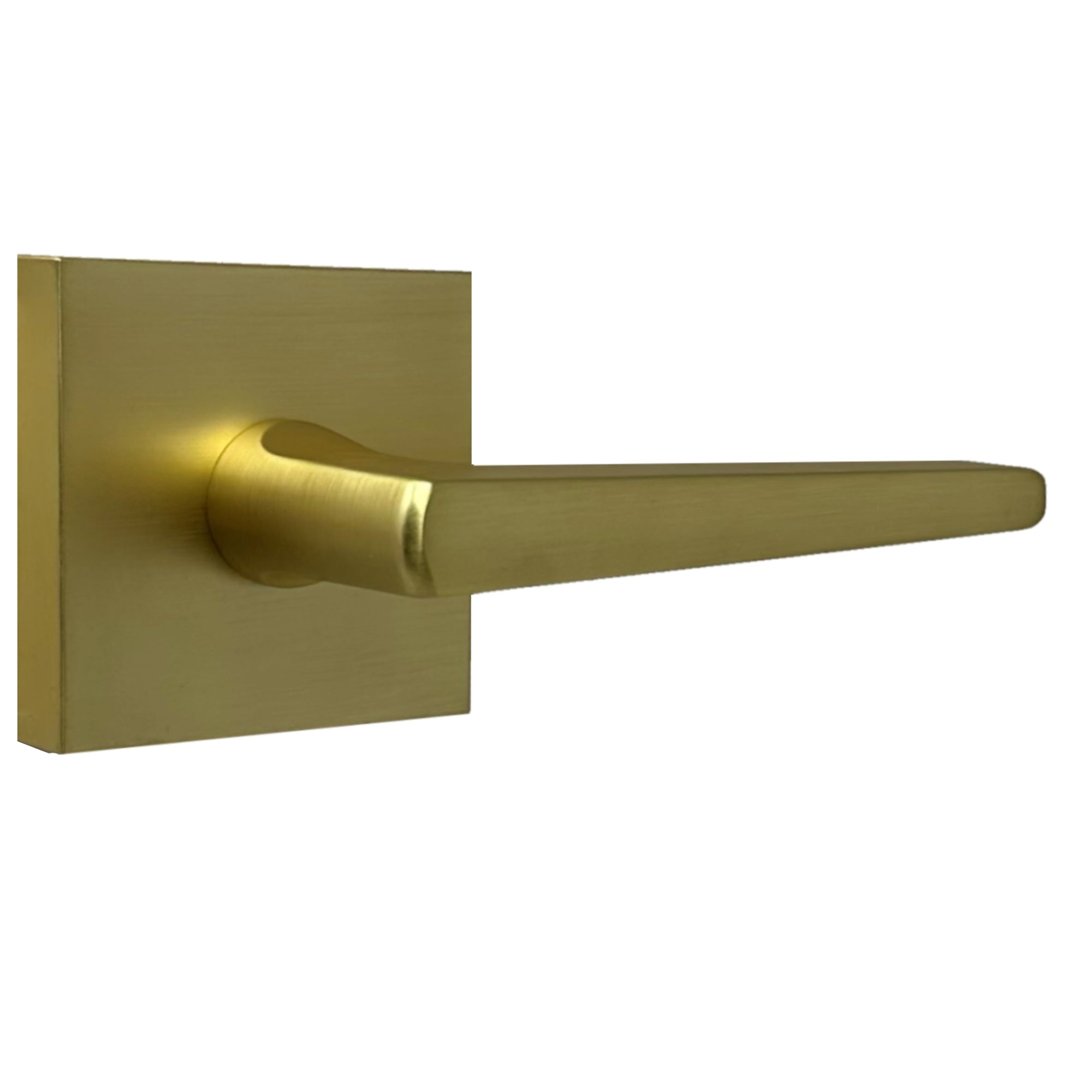 Weslock 007007474FR20 Philtower Lever Passage Lock with Adjustable Latch and Full Lip Strike Satin Brass Finish Sparrow Supply