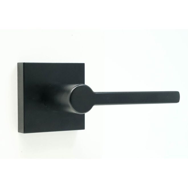 Weslock 007009292FR20 Brady Lever Passage Lock with Adjustable Latch and Full Lip Strike Matte Black Finish Sparrow Supply
