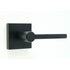Weslock 007009292FR20 Brady Lever Passage Lock with Adjustable Latch and Full Lip Strike Matte Black Finish Sparrow Supply