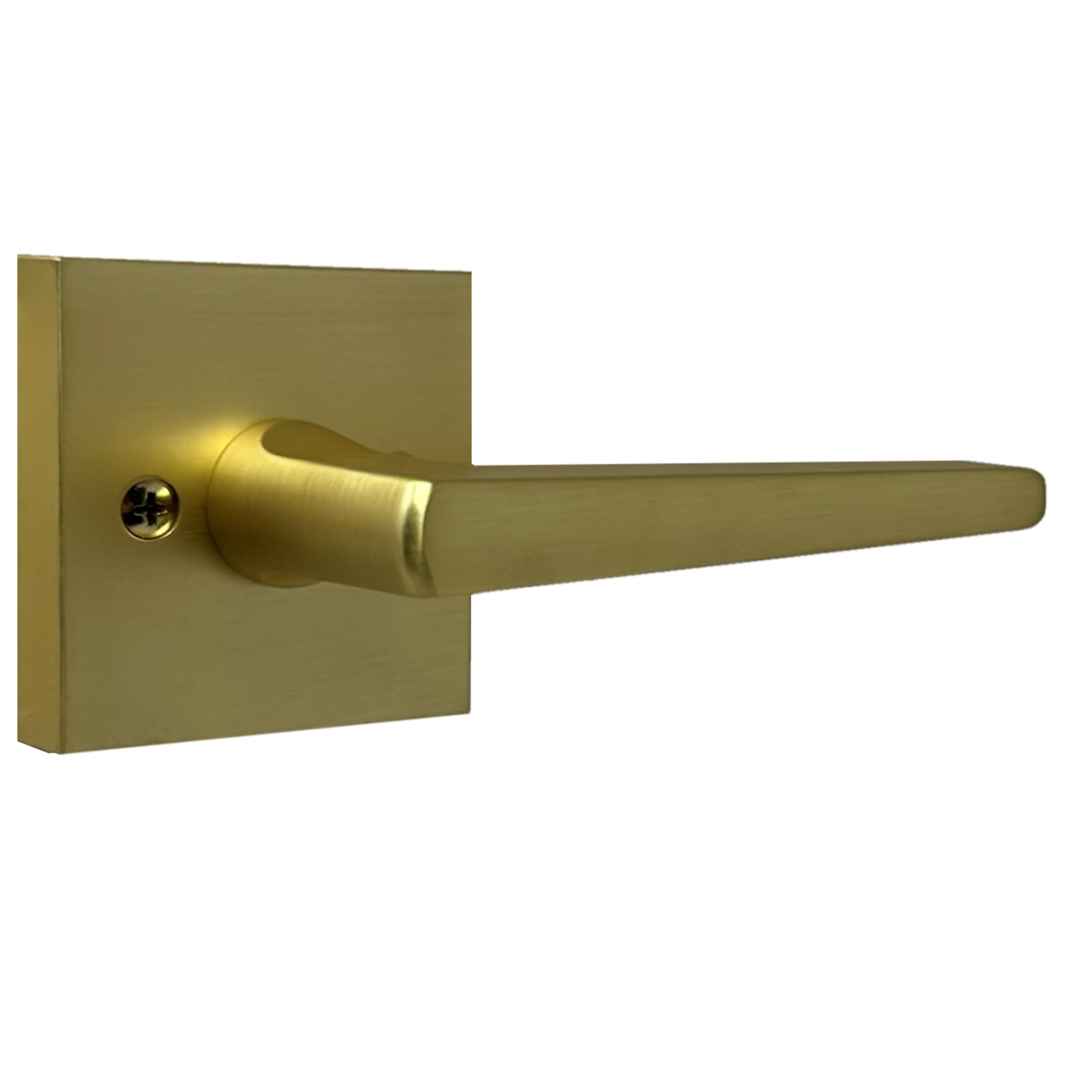 Weslock 0070574--0020 Philtower Lever Half Dummy Lock Satin Brass Finish Sparrow Supply
