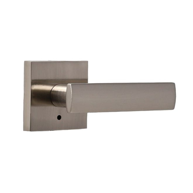 Weslock 007103N3NFR20 Utica Lever Privacy Lock with Adjustable Latch and Full Lip Strike Satin Nickel Finish Sparrow Supply