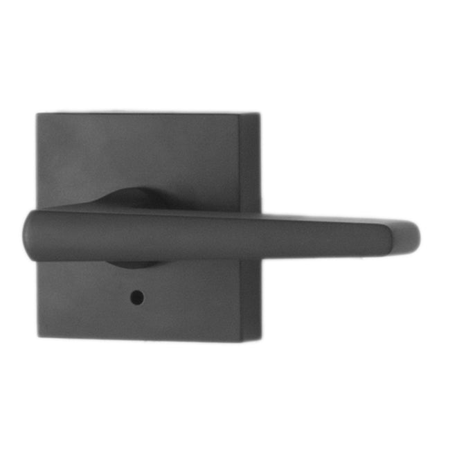 Weslock 007107272FR20 Philtower Privacy Lock with Adjustable Latch and Full Lip Strike Matte Black Finish Sparrow Supply