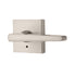 Weslock 007107N7NFR20 Philtower Privacy Lock with Adjustable Latch and Full Lip Strike Satin Nickel Finish Sparrow Supply