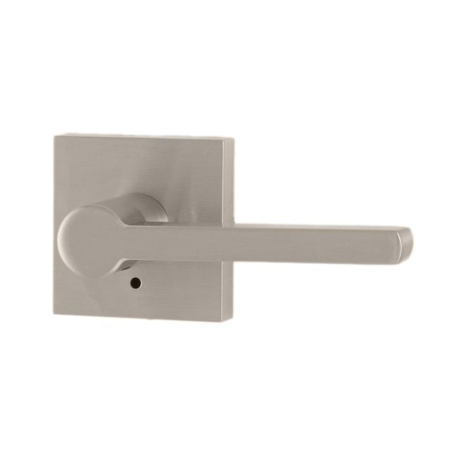 Weslock 007109N9NFR20 Brady Lever Privacy Lock with Adjustable Latch and Full Lip Strike Satin Nickel Finish Sparrow Supply