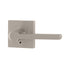Weslock 007109N9NFR20 Brady Lever Privacy Lock with Adjustable Latch and Full Lip Strike Satin Nickel Finish Sparrow Supply
