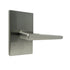 Weslock 009007N7NFR20 Philtower Lever with Rectangular Rose Passage Lock with Adjustable Latch and Full Lip Strike Satin Nickel Finish Sparrow Supply