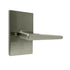 Weslock 009057N--0020 Philtower Lever with Rectangular Rose Half Dummy Lock Satin Nickel Finish Sparrow Supply