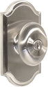 Weslock 01740JNJNSL23 Julienne Premiere Entry Lock with Adjustable Latch and Full Lip Strike Satin Nickel Finish Sparrow Supply
