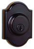 Weslock 01771-1-1SL23 Single Cylinder Premiere Deadbolt with Adjustable Latch and Deadbolt Strike Oil Rubbed Bronze Finish Sparrow Supply