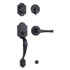 Weslock 02820-1V1FR2D Parkside Single Cylinder Handleset with Somerset Trim Oil Rubbed Bronze Finish