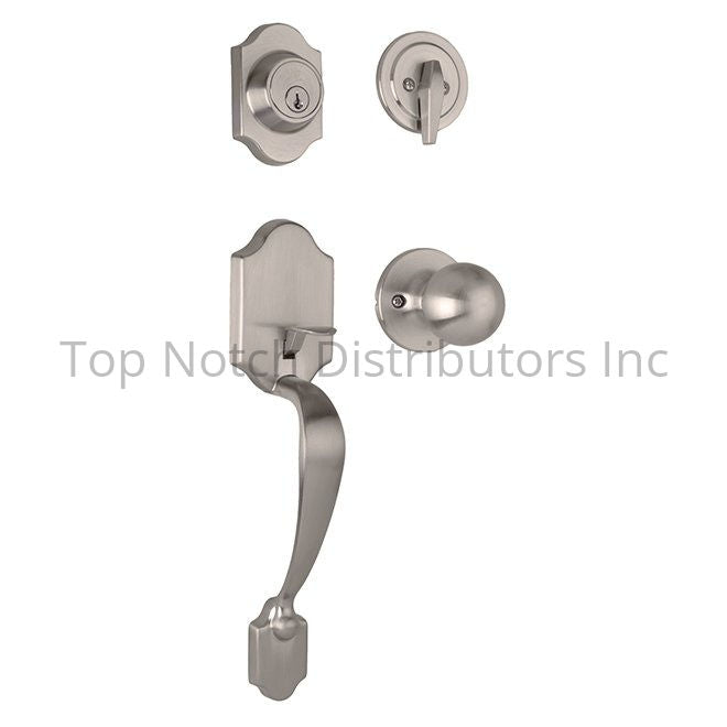 Weslock 02820-NGNFR2D Parkside Single Cylinder Handleset with Hudso... Sparrow Supply