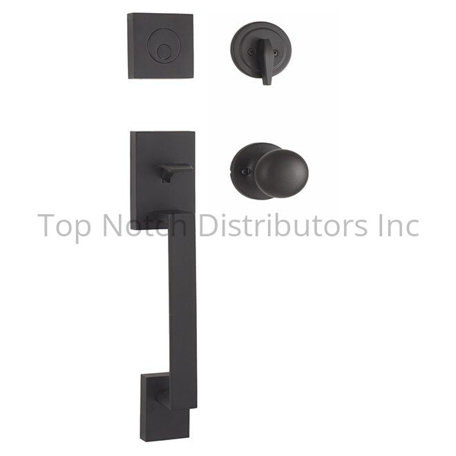 Weslock 02845-2S20020 Bailey Dummy Handleset with Salem Knob Matte ... Sparrow Supply