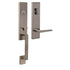 Weslock 02870-N7NSL2D Leighton Single Cylinder Handleset with Philtower Lever Trim with Adjustable Latch and Round and Square Corner Strikes Satin Nickel Finish