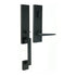Weslock 02875-2720020 Leighton Dummy Handleset with Philtower Lever Trim Matte Black Finish