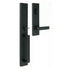 Weslock 02890-232SL2D Xanthis Single Cylinder Handleset with Utica Lever Trim with Adjustable Latch and Round and Square Corner Strikes Matte Black Finish