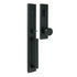 Weslock 02890-242SL2D Xanthis Single Cylinder Handleset with Mesa Knob Trim with Adjustable Latch and Round and Square Corner Strikes Matte Black Finish