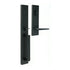 Weslock 02890-272SL2D Xanthis Single Cylinder Handleset with Philtower Lever Trim with Adjustable Latch and Round and Square Corner Strikes Matte Black Finish