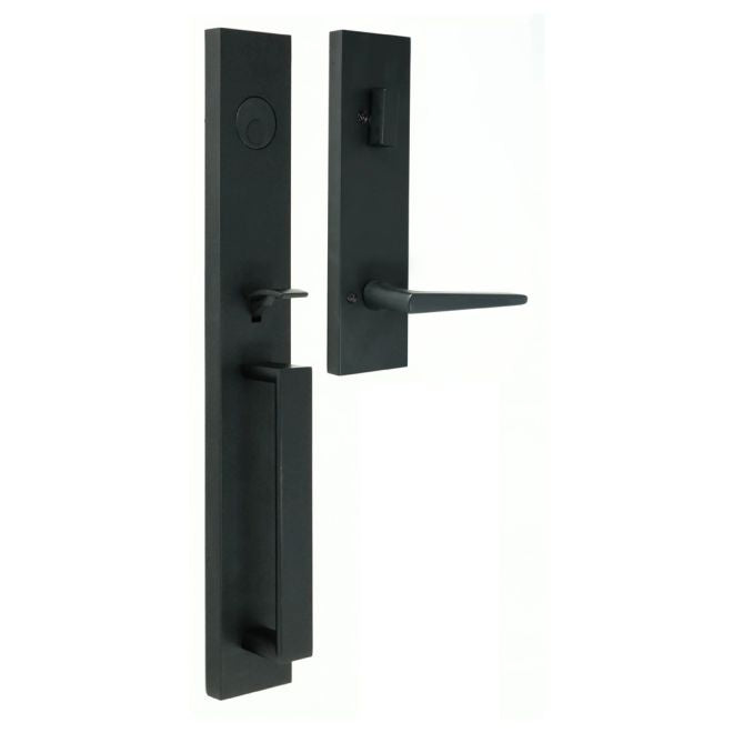 Weslock 02895-2720020 Xanthis Dummy Handleset with Philtower Lever Trim Matte Black Finish