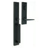 Weslock 02895-2720020 Xanthis Dummy Handleset with Philtower Lever Trim Matte Black Finish Sparrow Supply