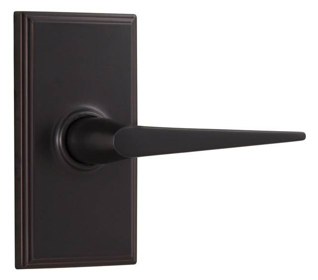 Weslock 037002121SL20 Urbana Woodward Passage Lock with Adjustable Latch and Full Lip Strike Oil Rubbed Bronze Finish Sparrow Supply