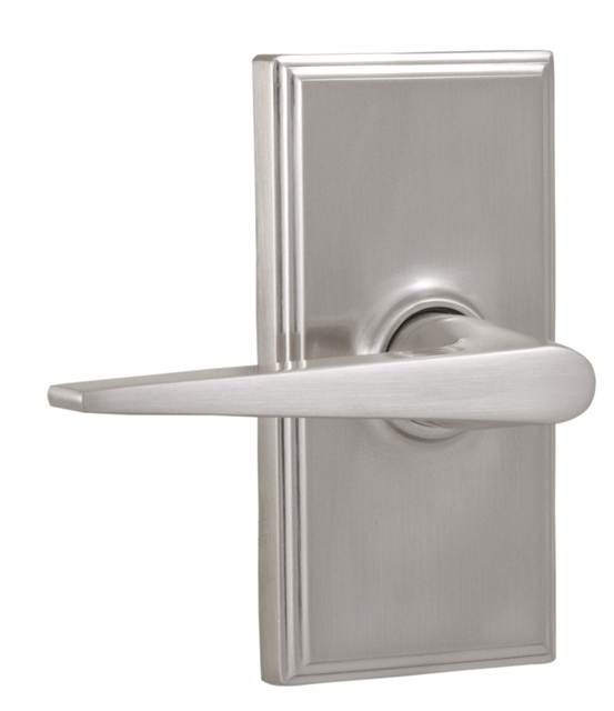 Weslock 037002N2NSL20 Urbana Woodward Passage Lock with Adjustable Latch and Full Lip Strike Satin Nickel Finish Sparrow Supply