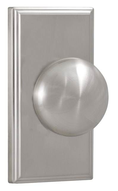 Weslock 03700ININSL20 Impresa Woodward Passage Lock with Adjustable Latch and Full Lip Strike Satin Nickel Finish Sparrow Supply