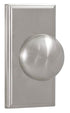 Weslock 03700ININSL20 Impresa Woodward Passage Lock with Adjustable Latch and Full Lip Strike Satin Nickel Finish Sparrow Supply