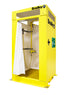 Bradley S19372 Indoor Enclosed Safety Shower with Tepid Water Inlet Sparrow Supply